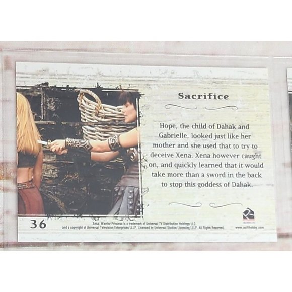 Xena Warrior Princess Collectible 9 Trading Card Bundle -Rittenhouse Archives - Picture 11 of 14